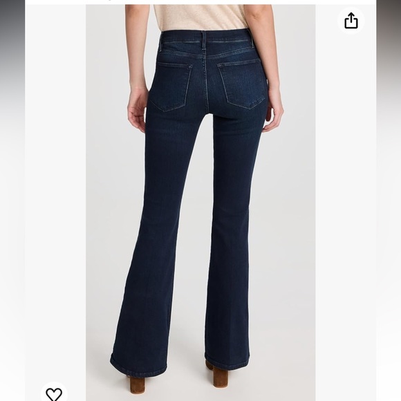 FRAME Women's Le High Flare Jeans - Picture 3 of 10